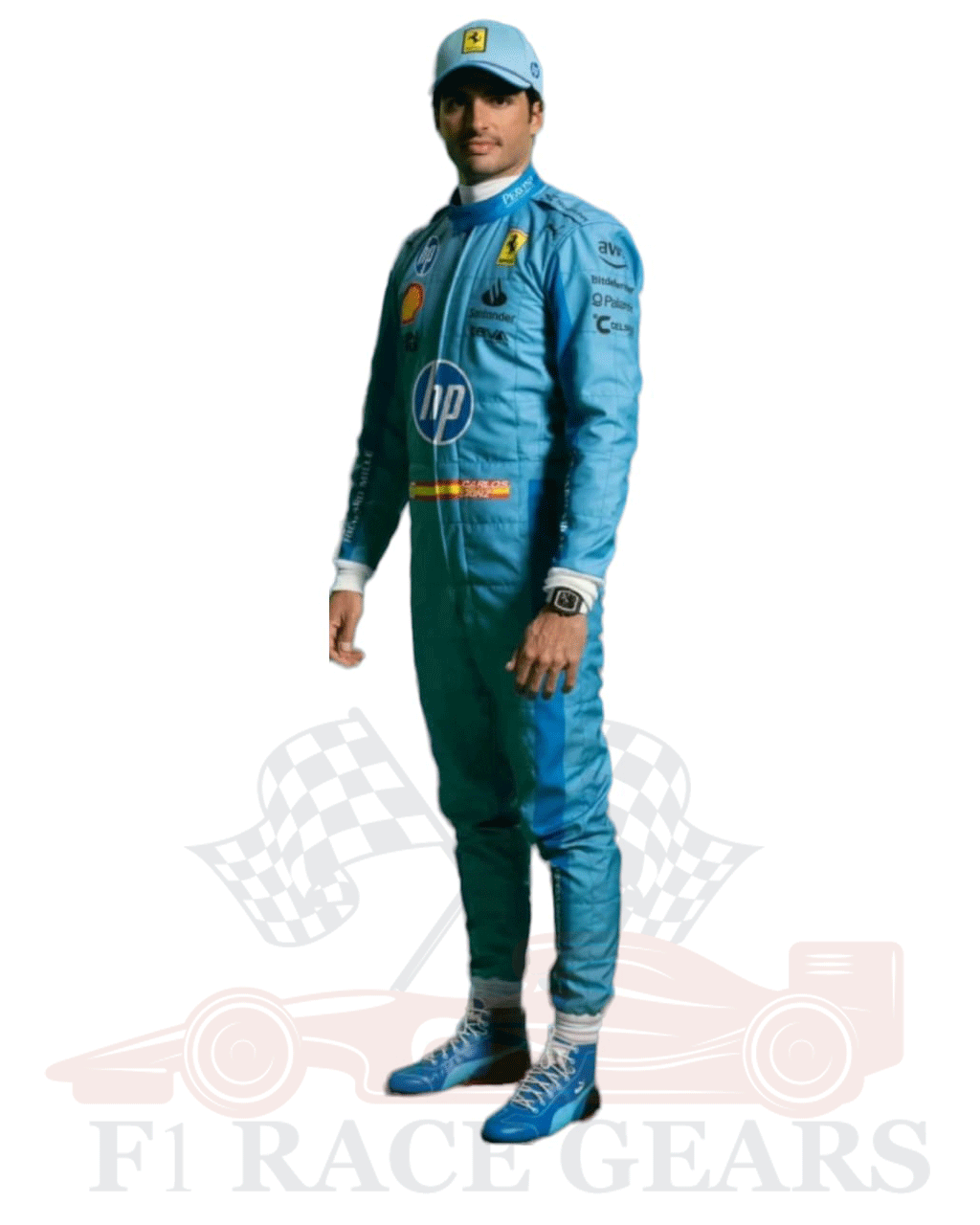 F1 Ferrari Carlos sainz Miami GP 2024 race suit