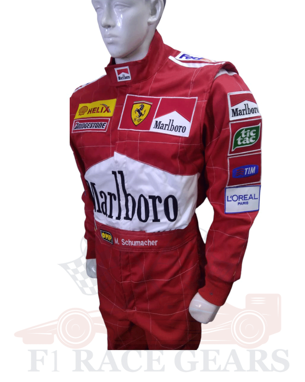 F1 Michael Schumacher 2000 replica embroidery patches race suit