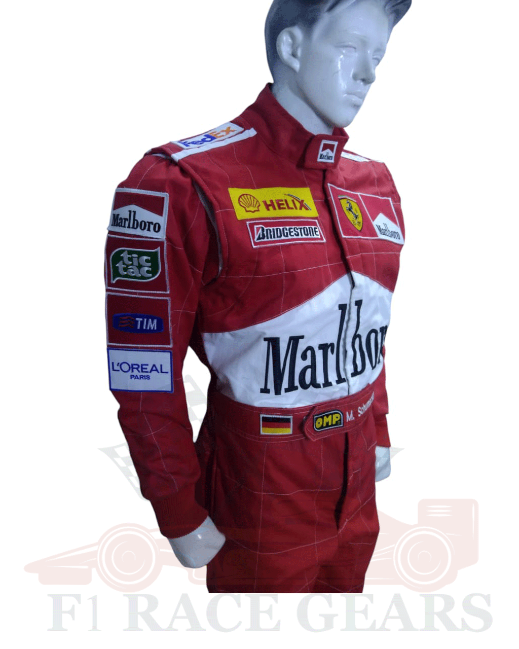 F1 Michael Schumacher 2000 replica embroidery patches race suit