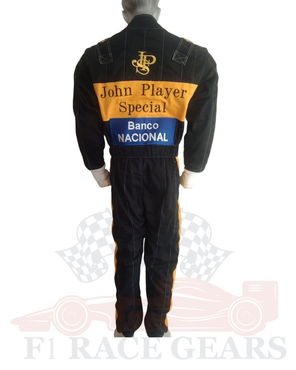 F1 ayrton senna 1985 replica JPS printed race suit