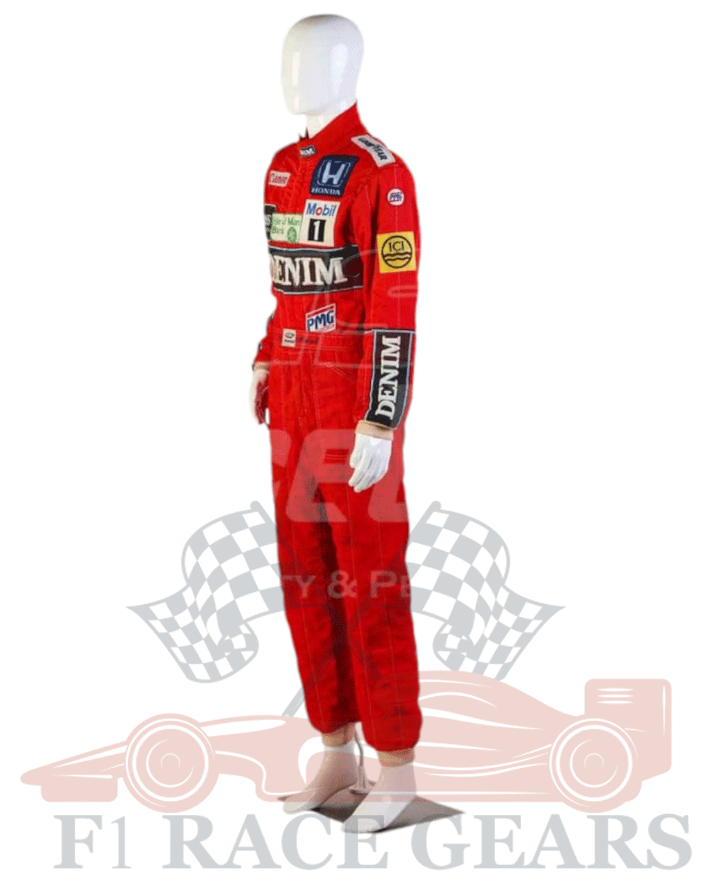 F1 Nigel Mansell 1986 Canon Williams embroidery patches race suit