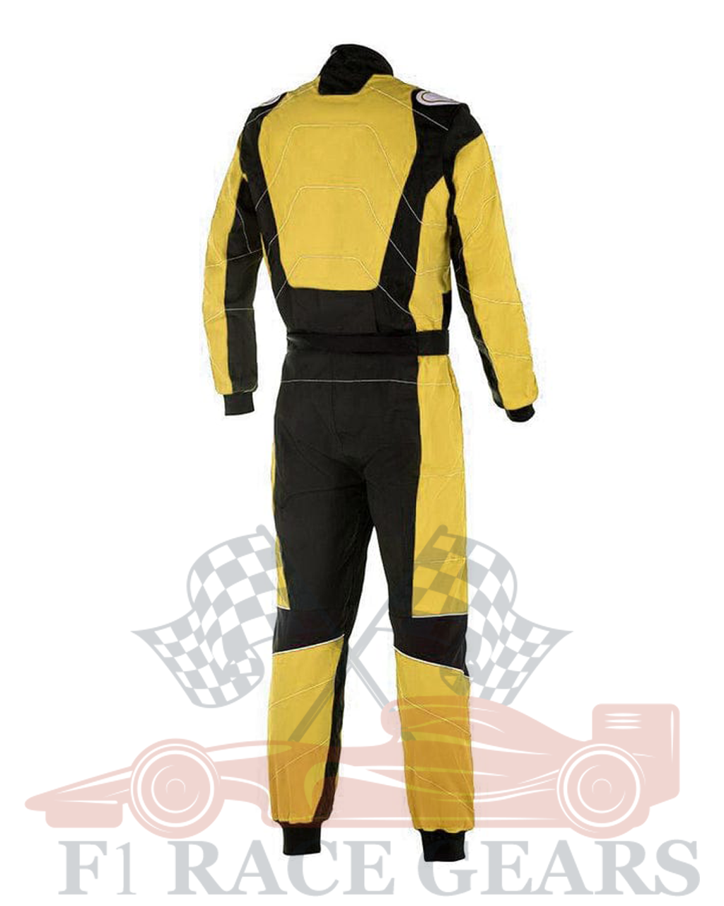 Go kart cardura race suit / Black & Yellow