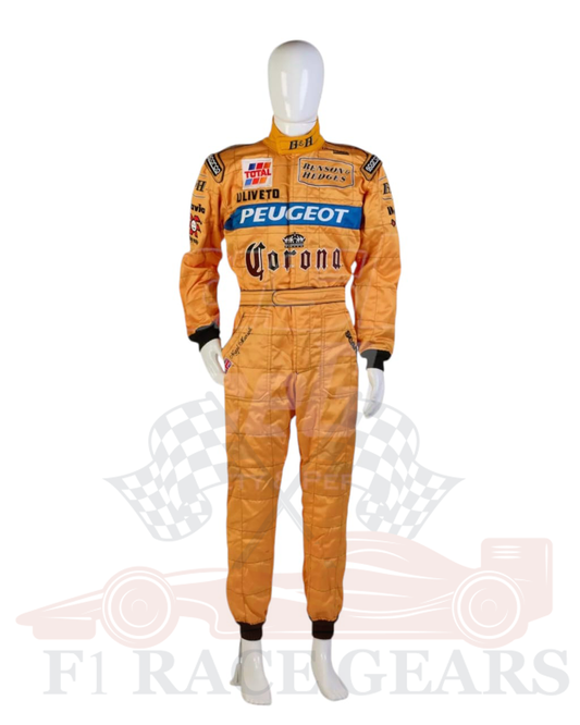 Nigel mansell 1996 Jordan Peugeot Benson & Hedges Sparco Formula 1  Race Suit