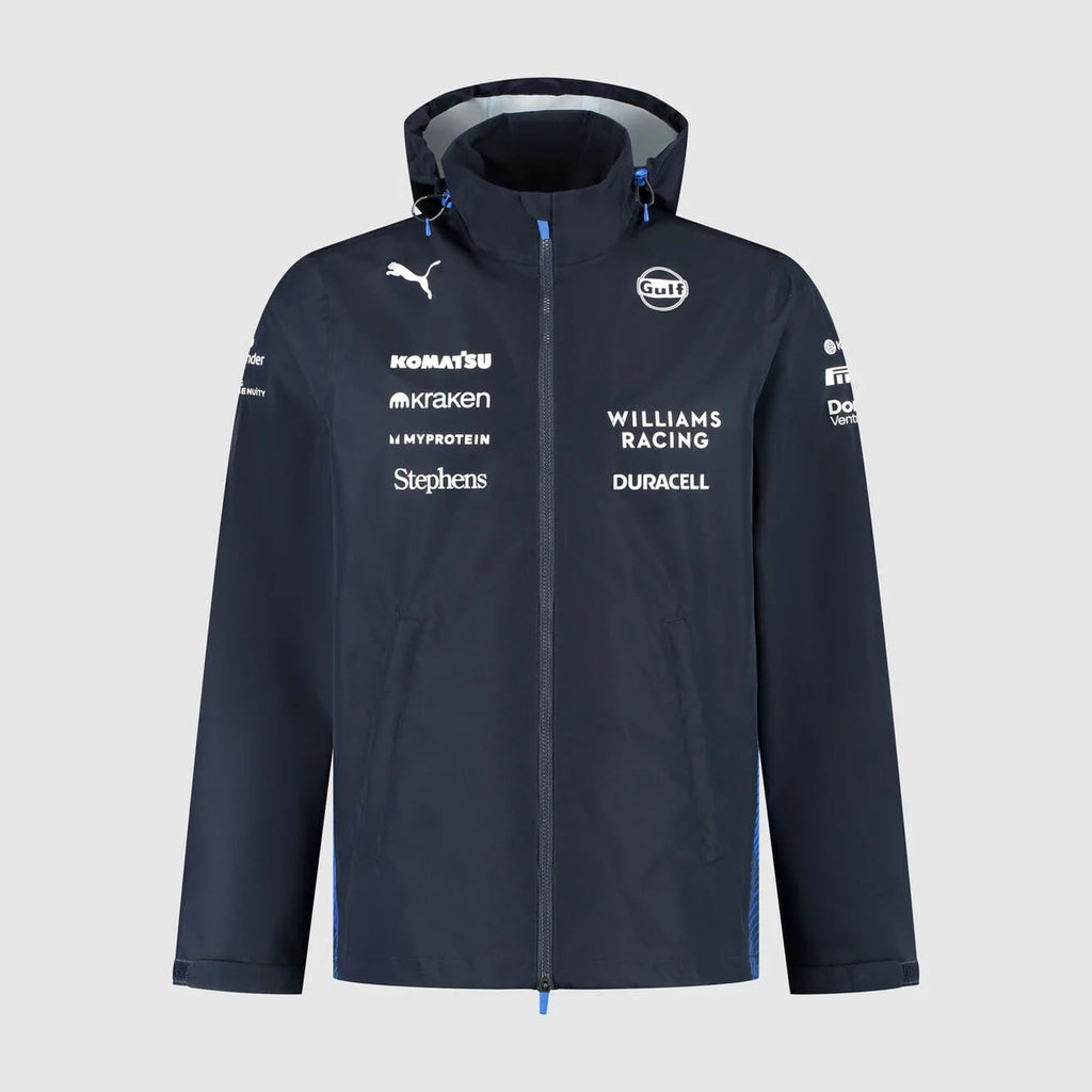 Williams Racing PUMA 2025 Team Rain Printed  Jacket