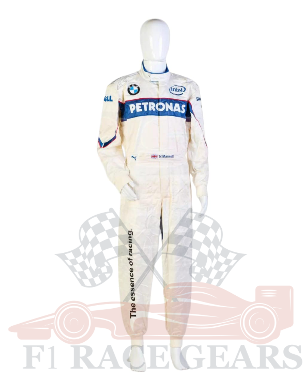 NIGEL MANSELL’S 2007 BMW Sauber Formula1 Legend Race Suit