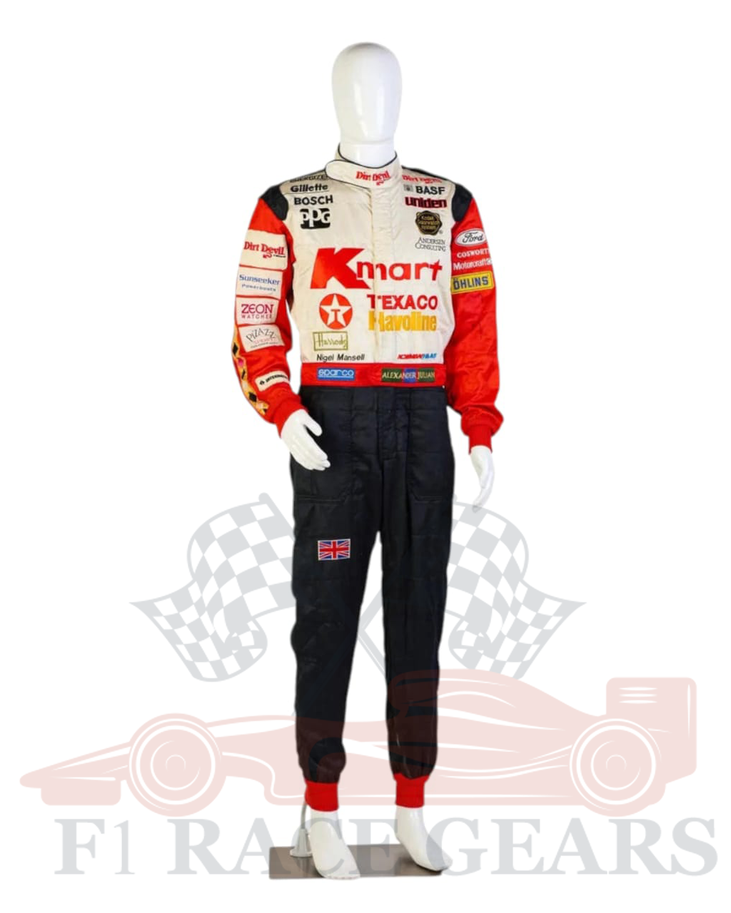 NIGEL MANSELL’S  1994 Newman Haas Racing IndyCar  Race Suit