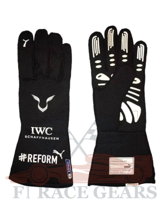 F1 Mercedes George Russell 2021 race gloves