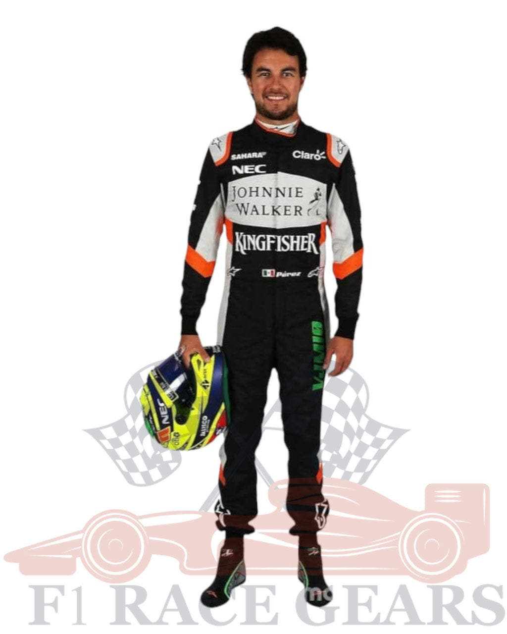 F1 Sergio perez  2017 Sahara force India race suit