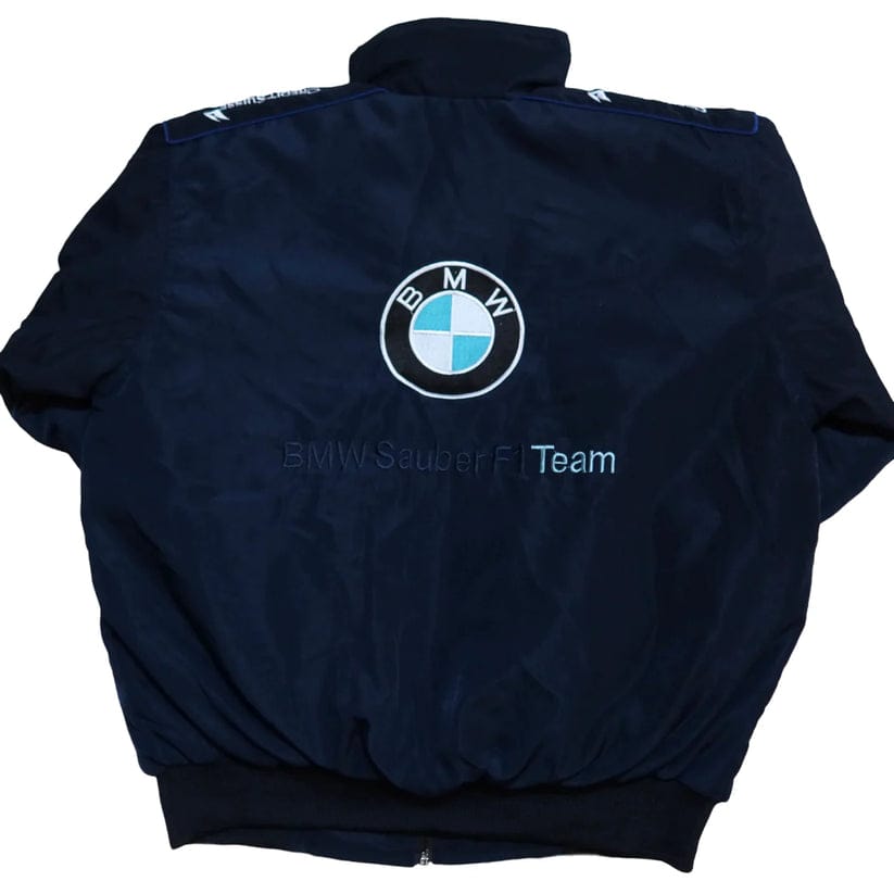 BMW Vintage Racing Embroidry Jacket  White