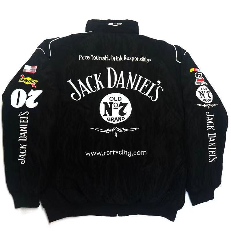 Jack Daniels Vintage Racing Embroidry Jacket