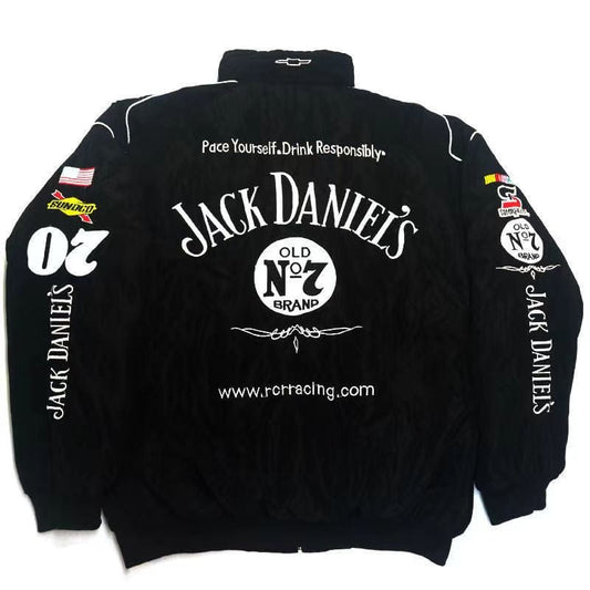 Jack Daniels Vintage Racing Embroidry Jacket