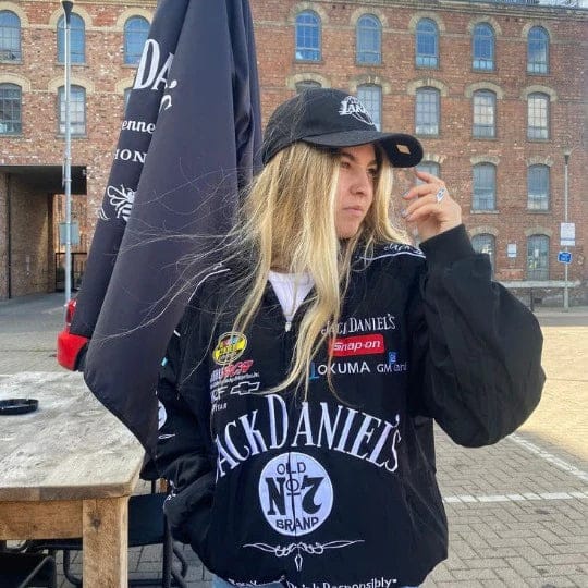 Jack Daniels Vintage Racing  Embroidry Fire Proof  Jacket