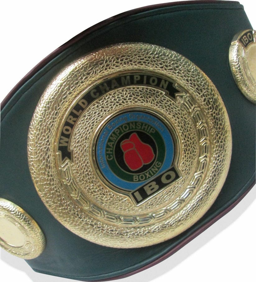 IBO INTERNATIONAL BOXING ORGANIZATION CHAMPIONSHIP BELT