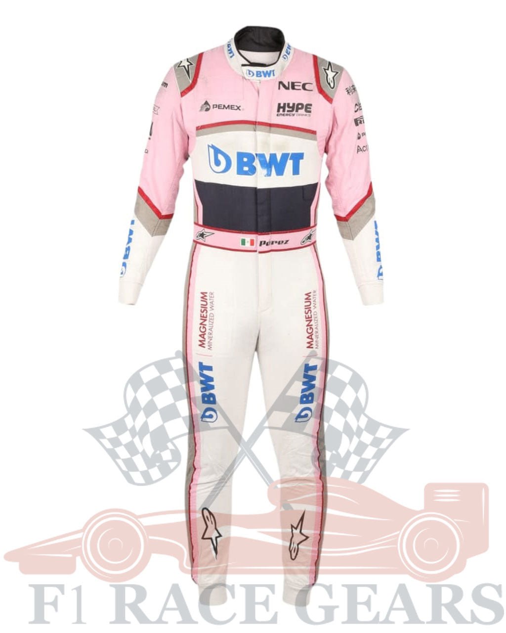 F1 Sergio perez  2018 Sahara force India race suit