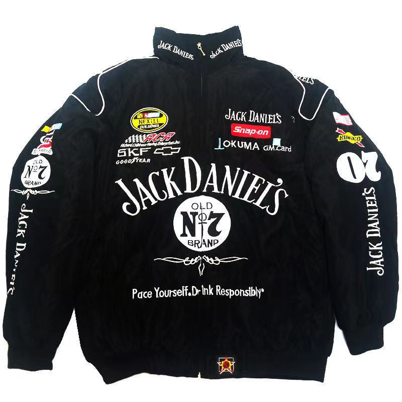Jack Daniels Vintage Racing Embroidry Jacket