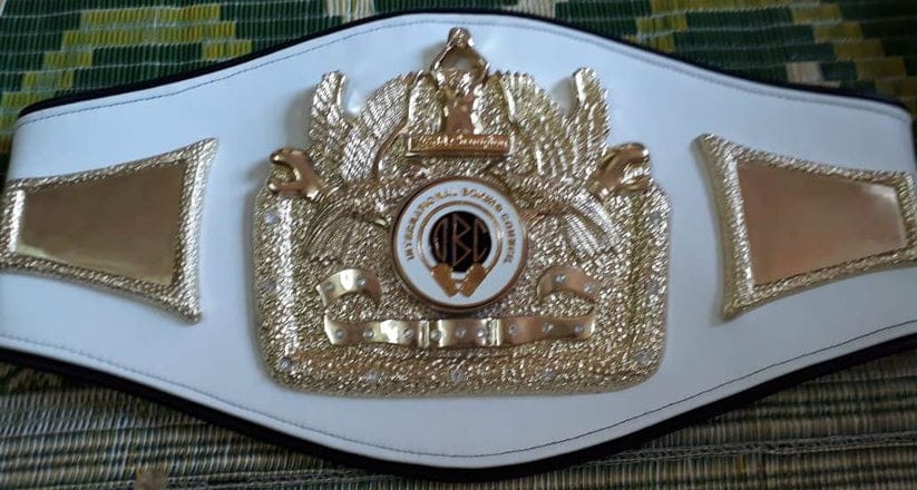 IBC INTERNATIONAL BOXING COUNCIL BOXING CHAMPIONSHIP BELTS