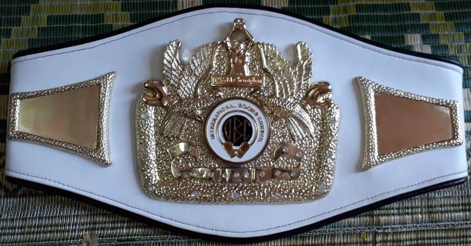 IBC INTERNATIONAL BOXING COUNCIL BOXING CHAMPIONSHIP BELTS