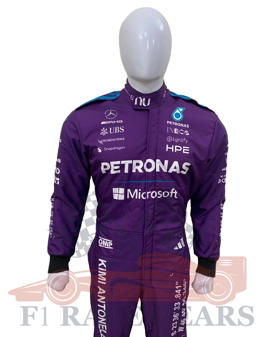 NEW 2026 Kimi Antonelli Mercedes Miami GP F1 Race Suit