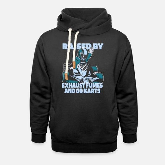 Go kart Shawl collar Hoddy Black