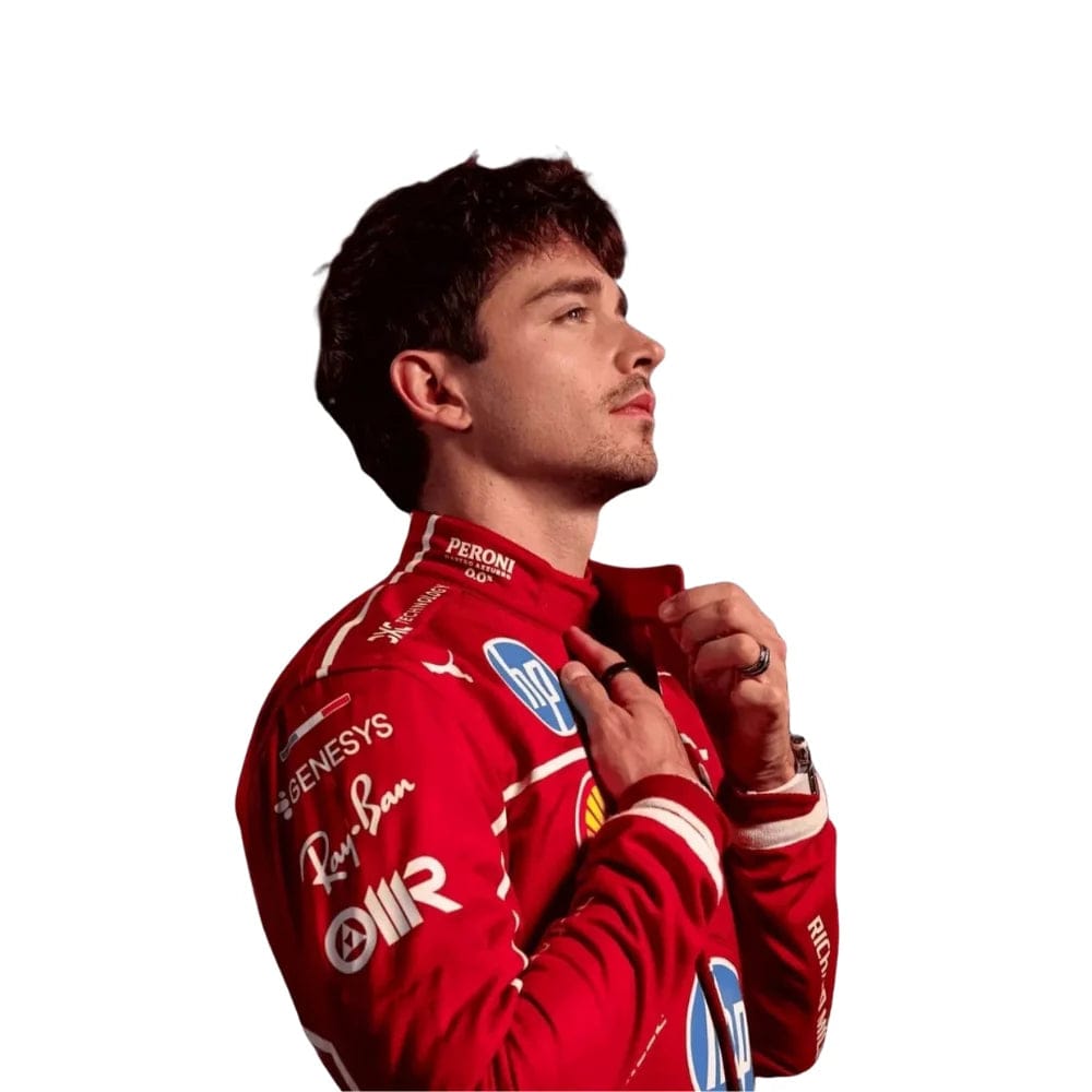 Charles Leclarc 2025 race suit