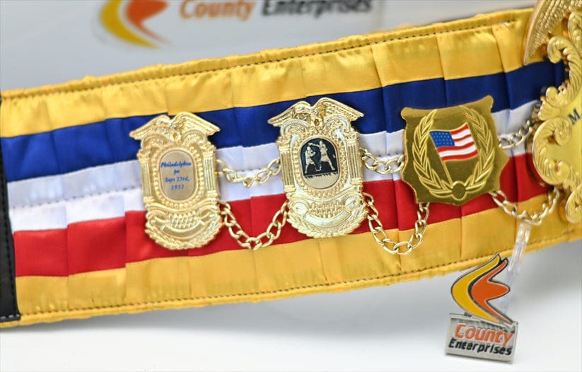 RING MAGAZINE BOXING CHAMPIONSHIP BELT.