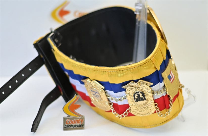 RING MAGAZINE BOXING CHAMPIONSHIP BELT.