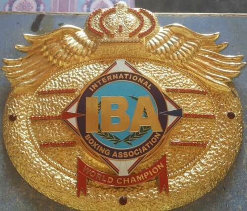 IBA WORLD BOXING TITLE CHAMPIONSHIP BELT