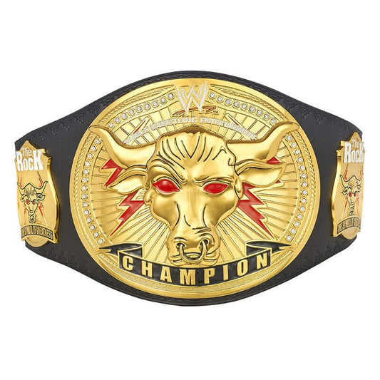 The Rock Brahma Bull Wrestling Championship Title Belt