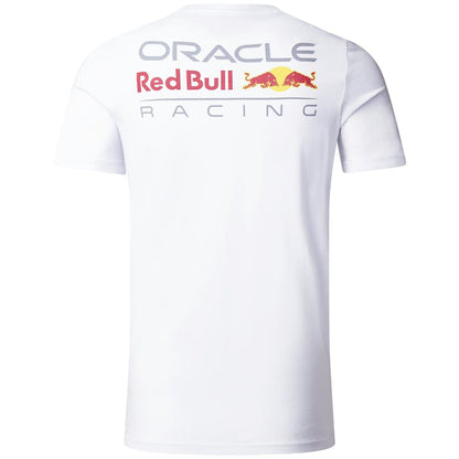 Oracle Red Bull Racing Large Logo T-shirt - White – Unisex