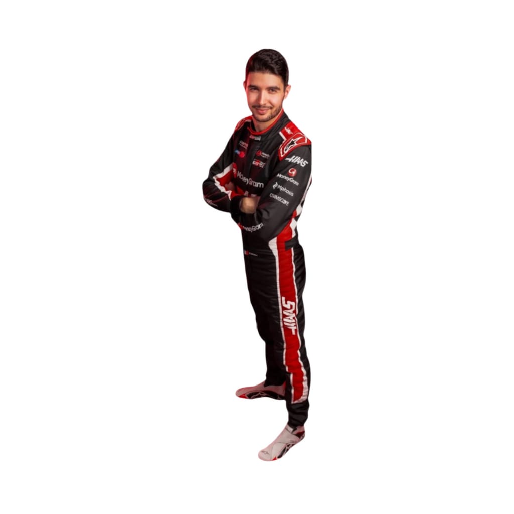 F1 Esteban Ocon 2025 Haas F1 Team Race Suit