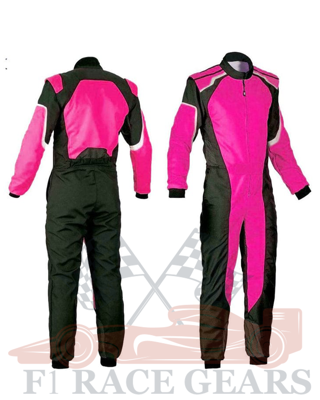 Go kart cardura women cardura race suit / pink & black