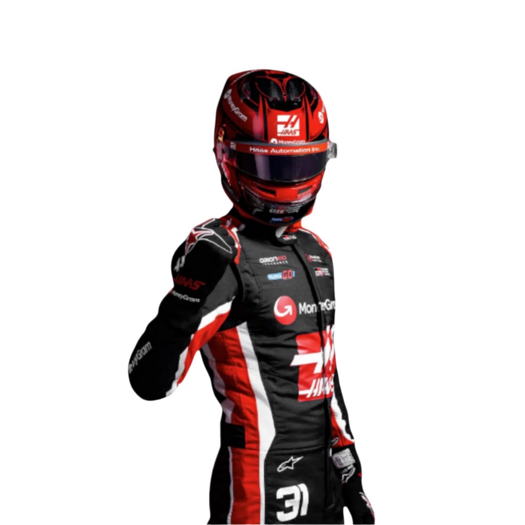 F1 Esteban Ocon 2025 Haas F1 Team Race Suit