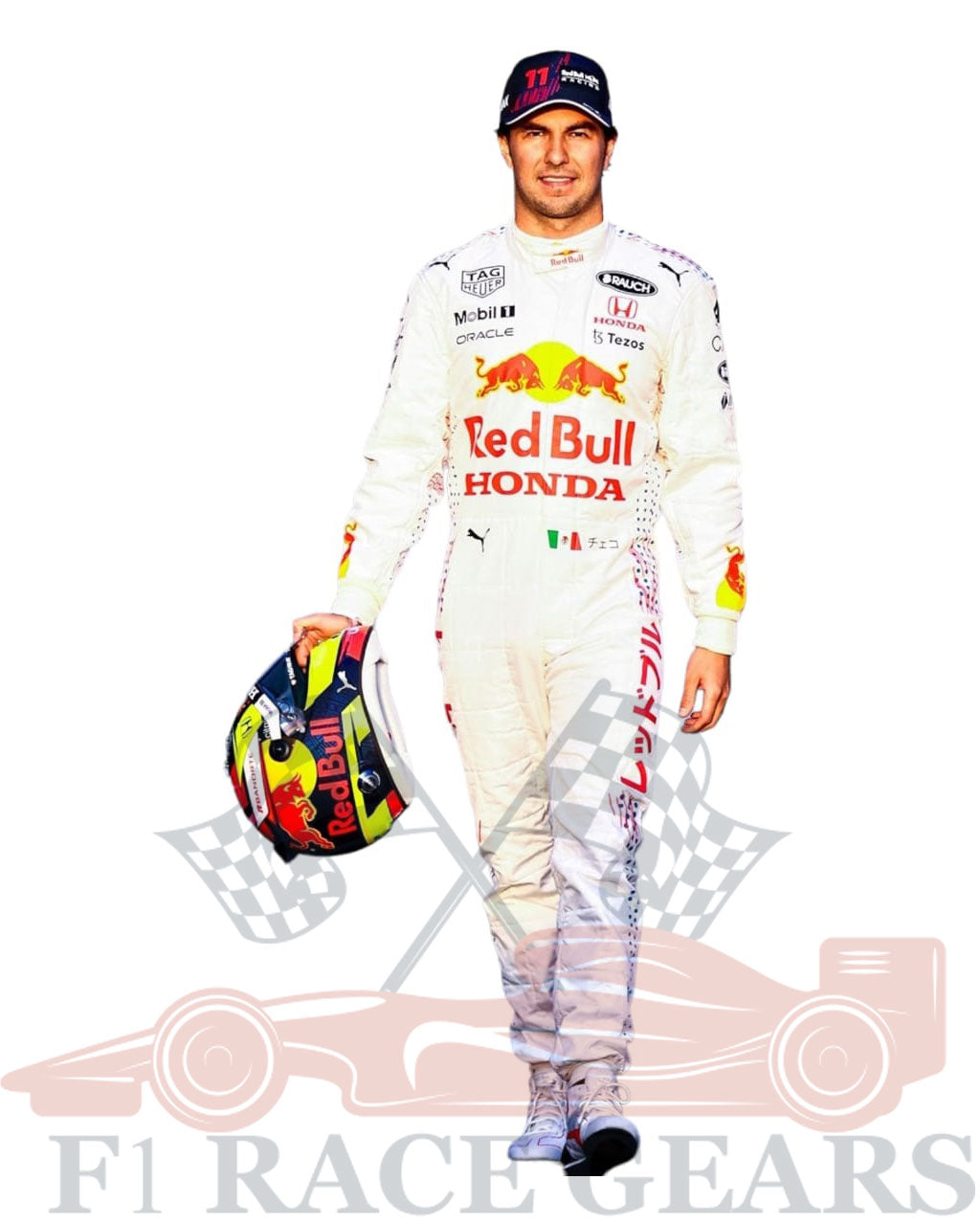 F1 Sergio perez Red bull Honda 2021 race suit