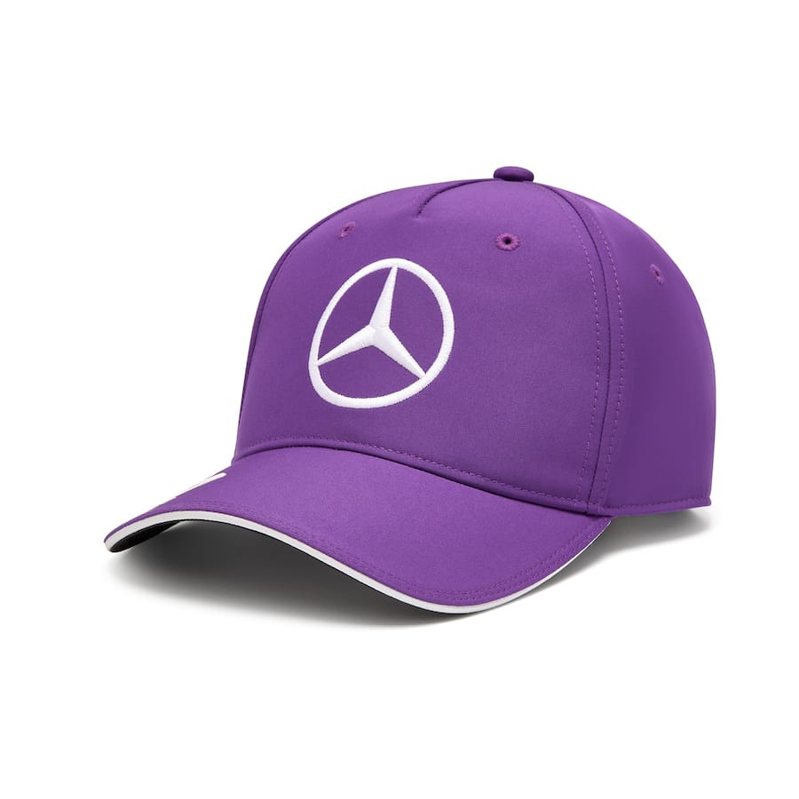 Mercedes AMG Petronas F1 2024 Lewis Hamilton Cap - Purple - Kids