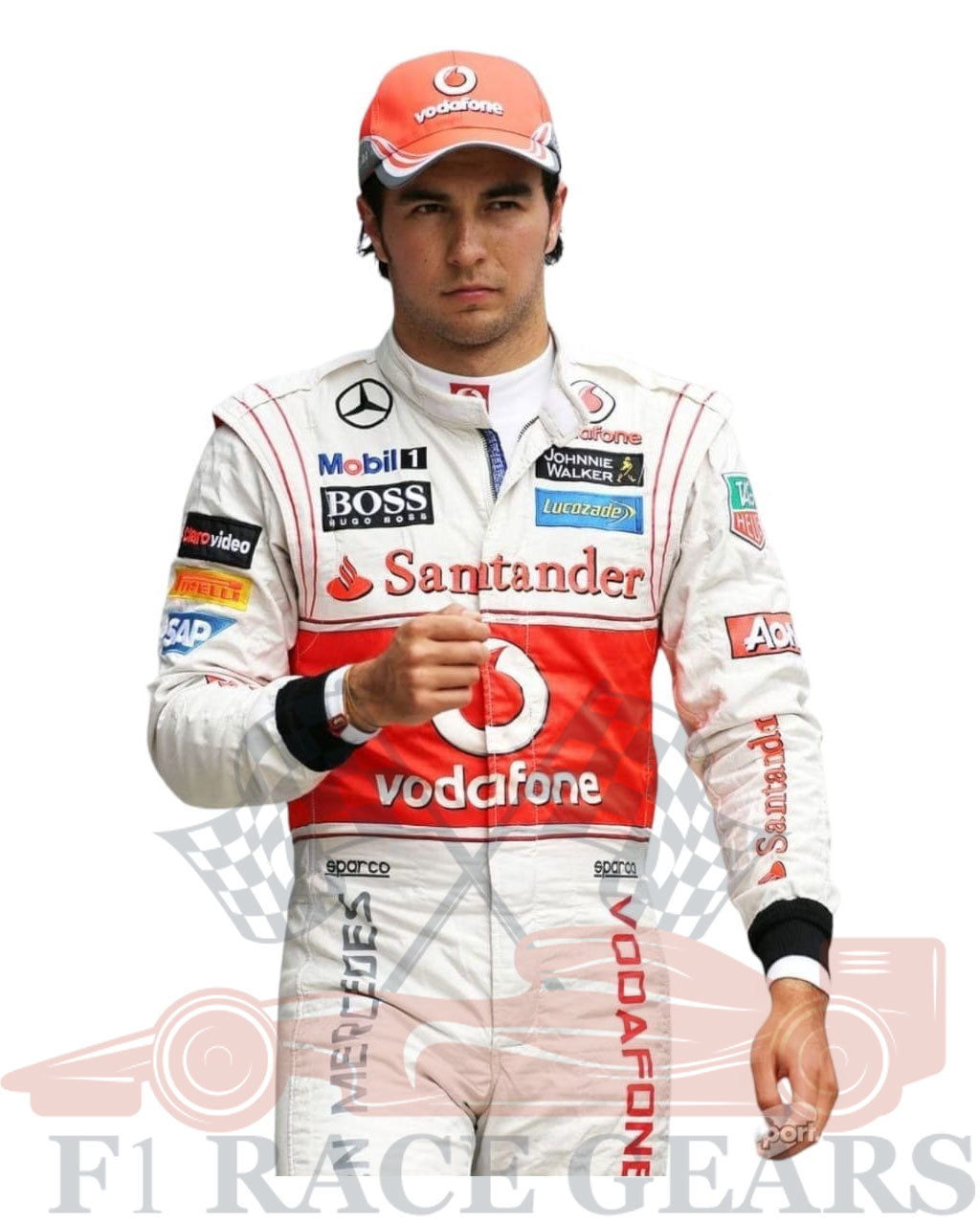 F1 Sergio perez Mercedes 2013 racing suit