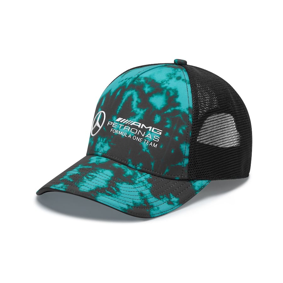 Mercedes AMG Petronas F1 Tie Dye Trucker Cap