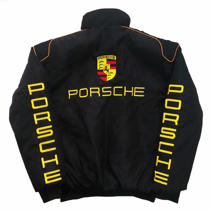 Porche Vintage Racing Embroidry  Jacket