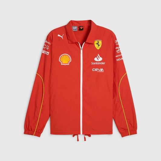 Scuderia Ferrari F1 2024 Team Soft Shell Printed  Jacket