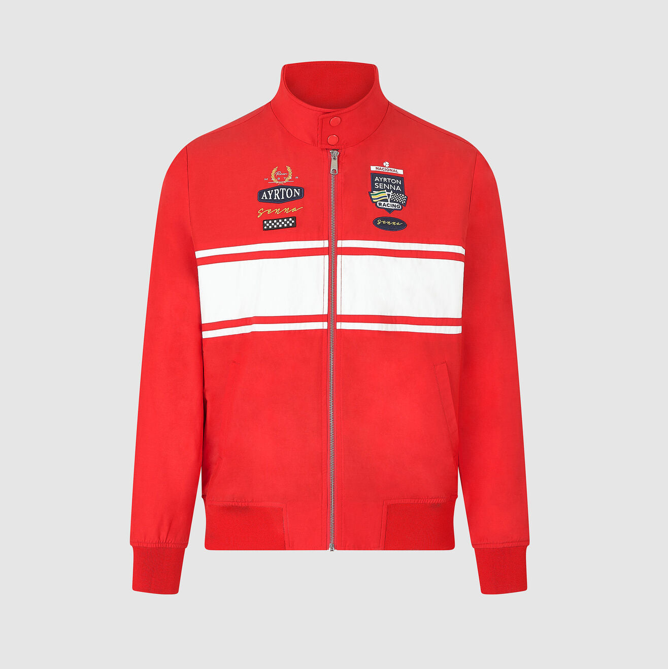 Ayrton Senna Legacy Bomber Embroidry  Jacket
