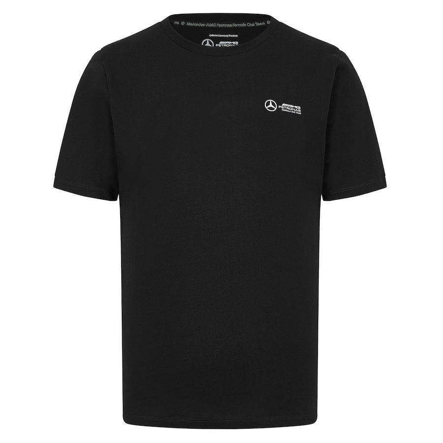 Mercedes AMG Petronas F1 Small Logo T-Shirt – Black