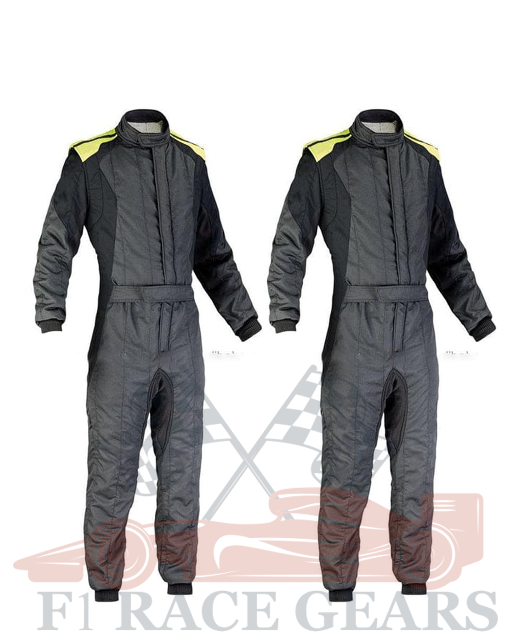 Go kart cardura race suit / Grey & Black