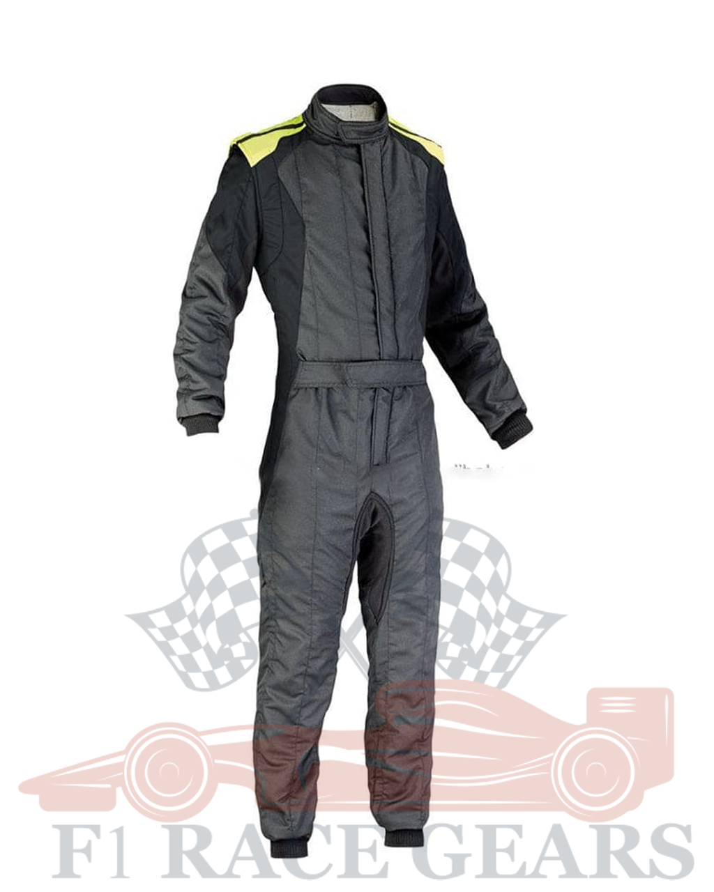 Go kart cardura race suit / Grey & Black