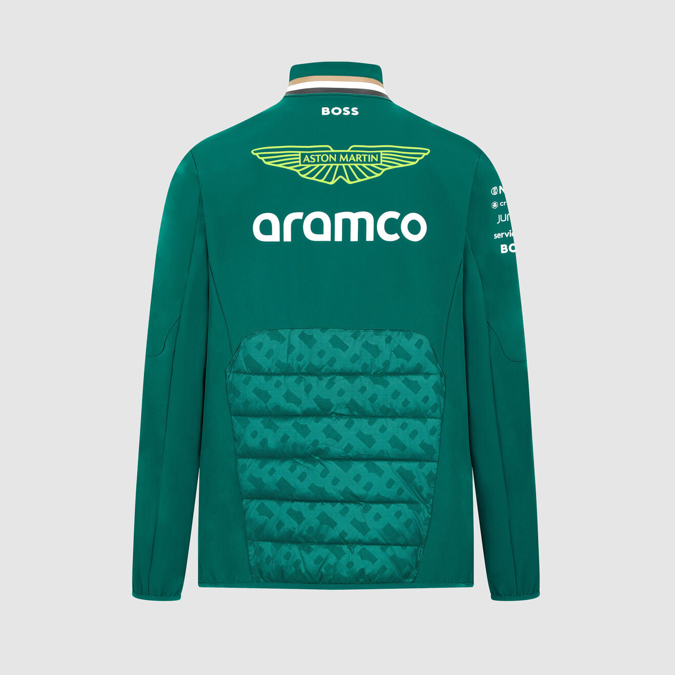 Aston Martin F1 Team 2024 Team Hybrid Printed  Jacket