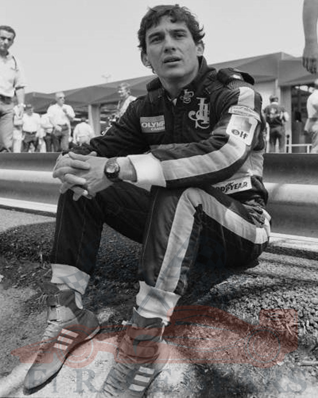 F1 ayrton senna 1985 race shoes