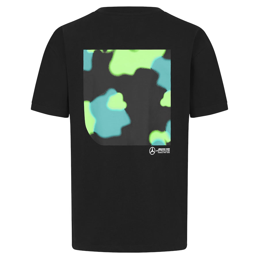 Mercedes AMG Petronas F1 Spray Camo Graphic T-Shirt