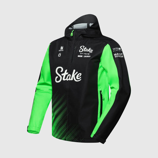 Stake F1 Team Kick Sauber 2025 Team Soft Shell Printed Jacket