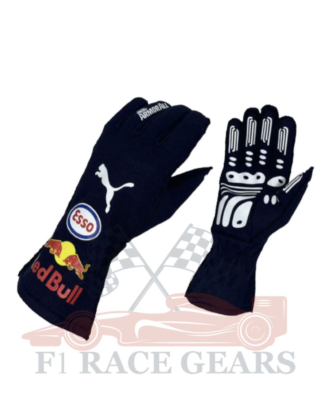 F1 Max verstapen 2022 Red bull race gloves