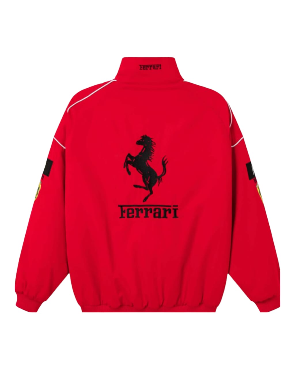 Ferrari F1 Vintage Red Embroidry Jacket