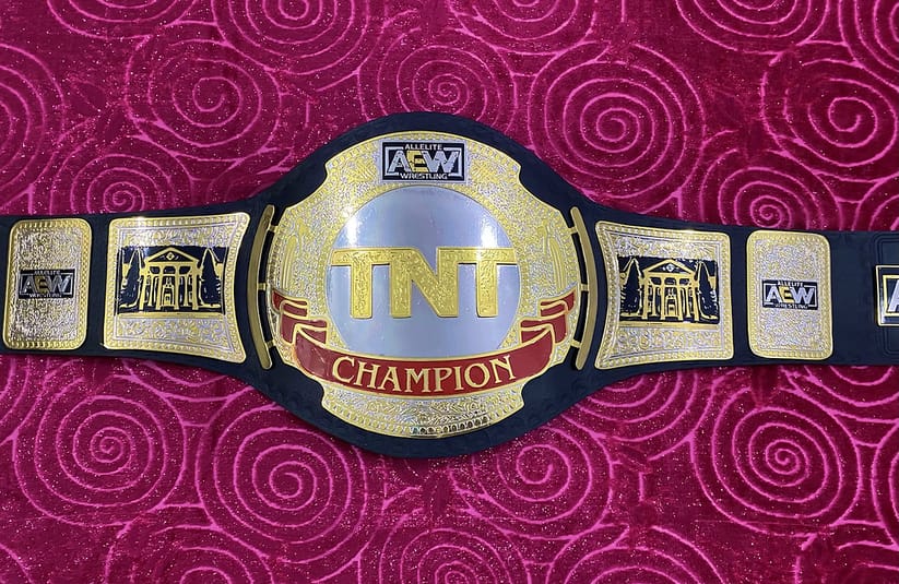 AEW TNT Wrestling Championship Title Heavy Weight Belt.