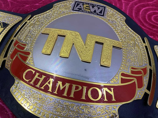 AEW TNT Wrestling Championship Title Heavy Weight Belt.